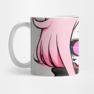 Charming Pink Princess: Delight in the Cutest Anime Girl Art in Pastel Shades Mug